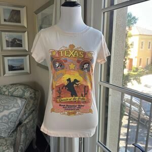 Spell & The Gypsy Collective Texan Blue Moon Organic Girlfriend Tee Size XS NWT